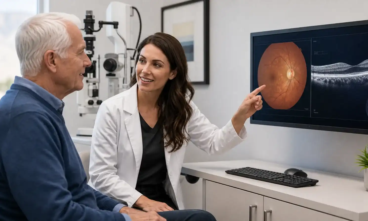 Retina and glaucoma monitoring visit in South Ogden, Utah