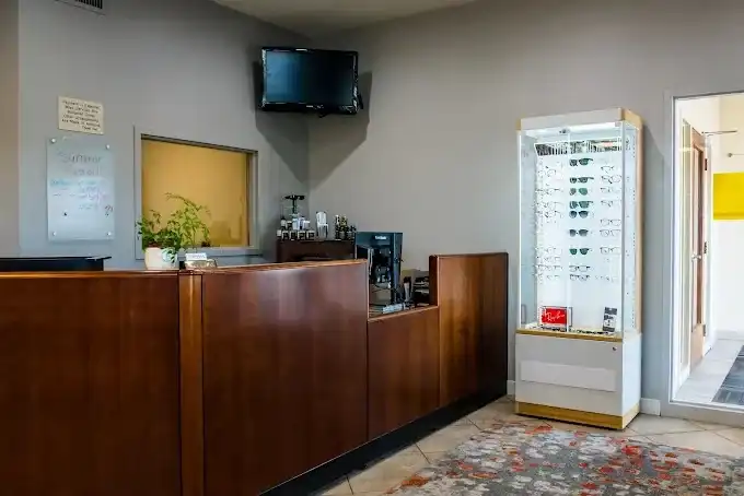Front desk at Weber Eye Care near Washington Terrace, Utah